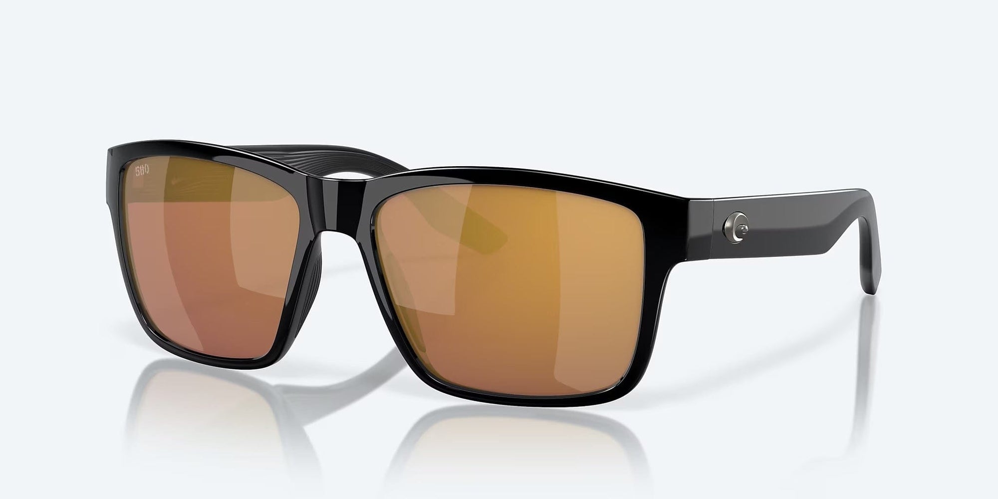 Costa Paunch XL Sunglasses Black Frame Gold Mirror 580G