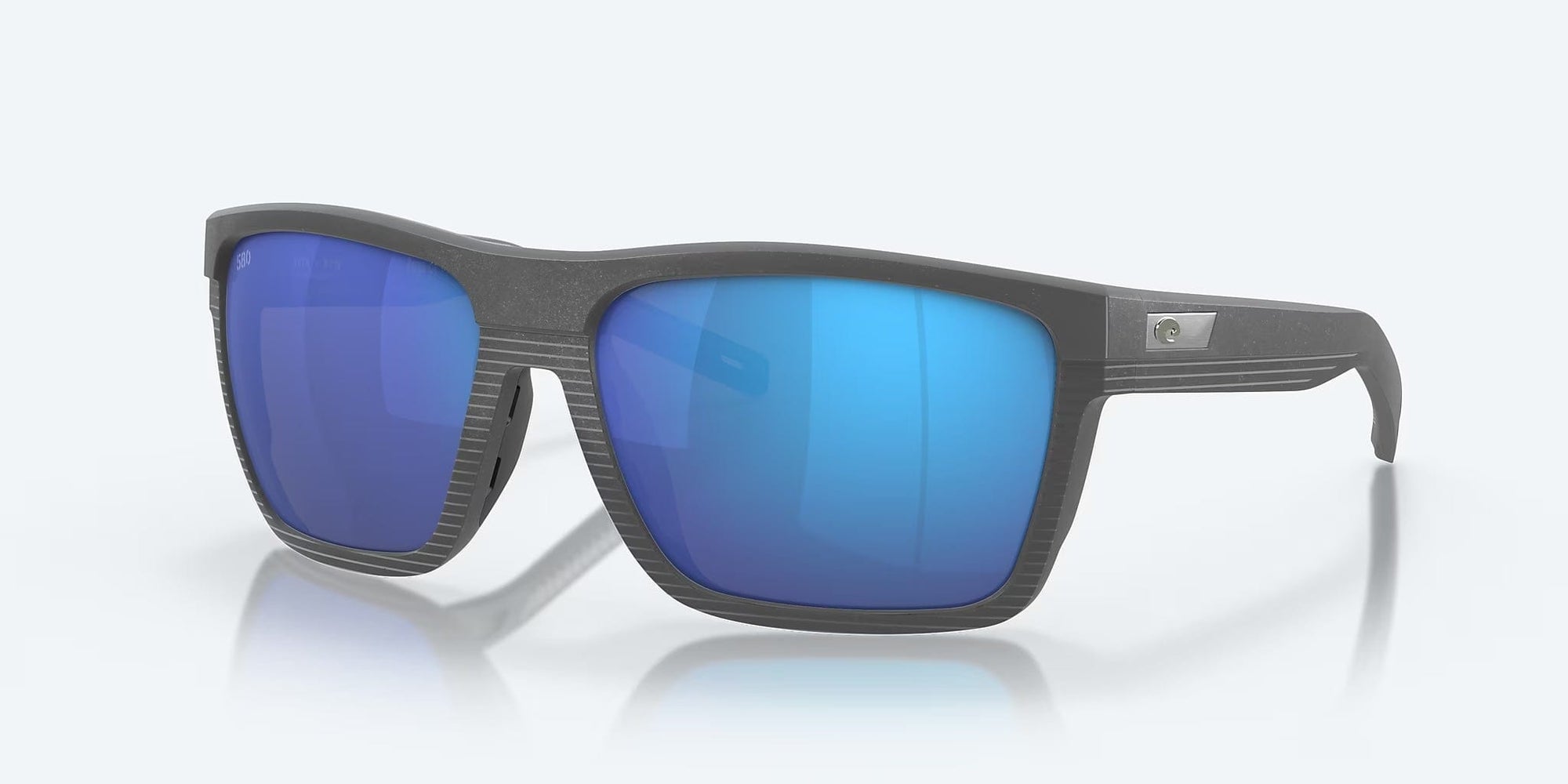 Costa Pargo Sunglasses Dark Grey Frame Blue Mirror 580G