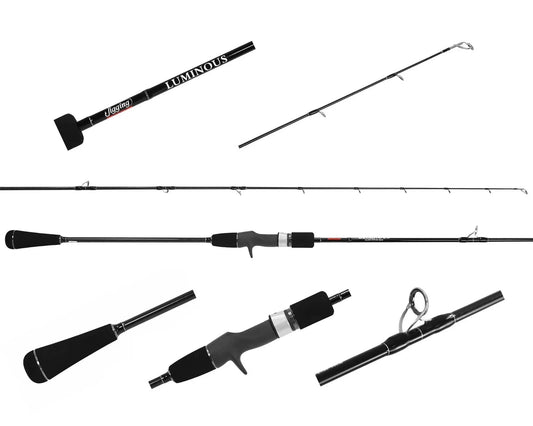Jigging World Luminous Slow Pitch Spinning Rod