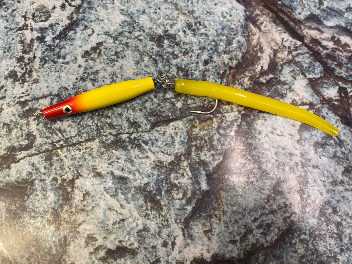 247 Lures Pocket Rocket Redhead Yellow
