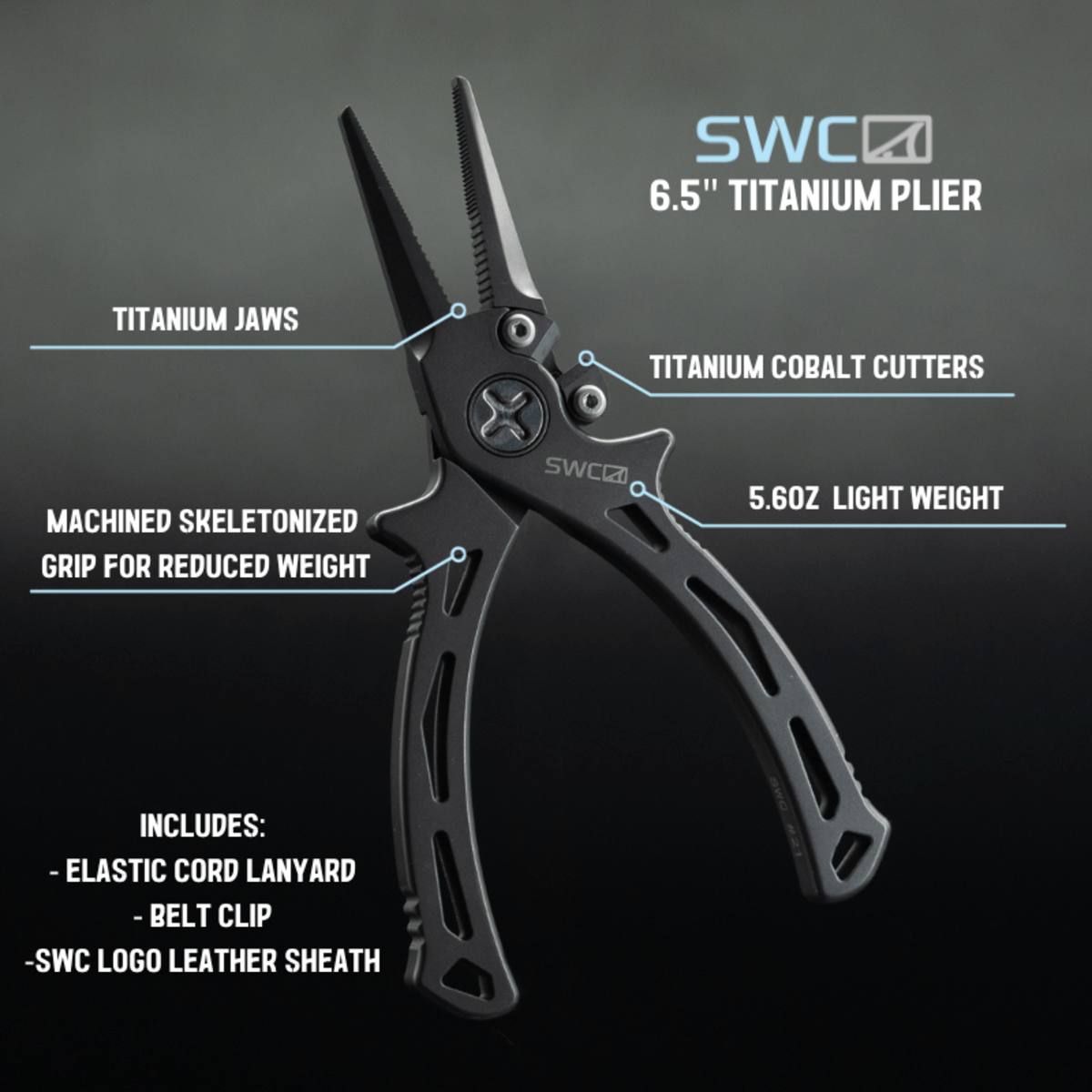 SWC 6.5" Titanium Plier