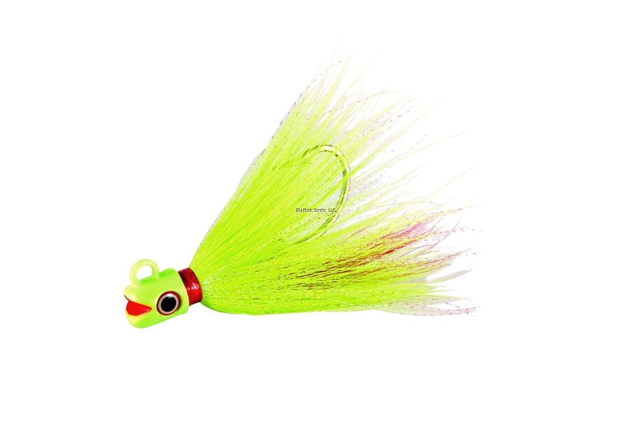 S&S Jigs Smiling Bill Bucktail Jig White Pearl / 1/2oz