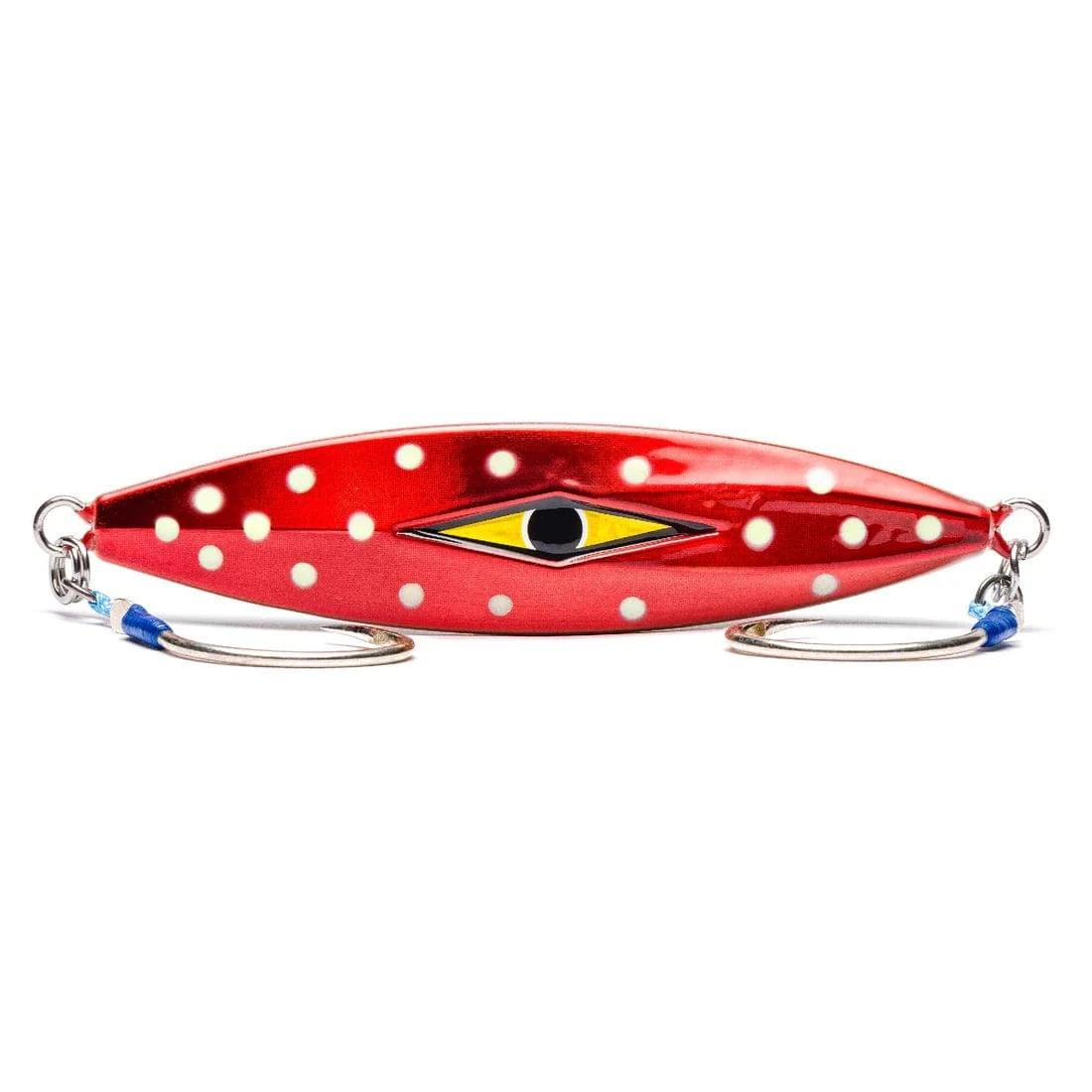 Mustad Staggerbod Slow Fall Jig Lumo Polkadot / 150g