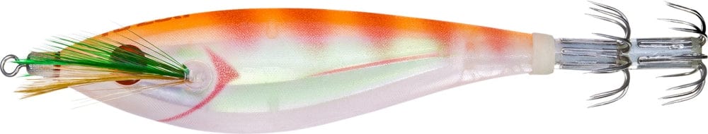 Yo-Zuri Ultra 3D Cloth M2 Squid Jig CLEAR LUMINOUS ORANGE