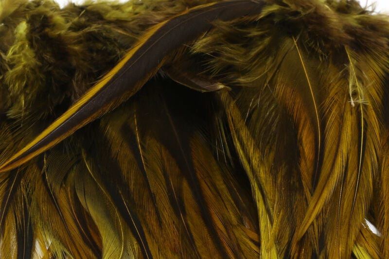 Badger Saddle Hackle Olive