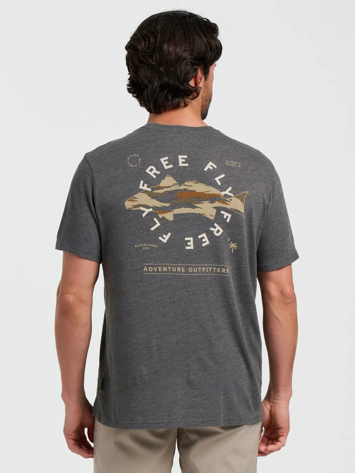 Free Fly Camo Pocket Tee