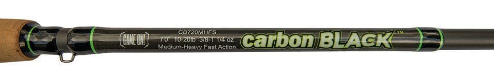 Game On! Carbon Black Inshore Rods