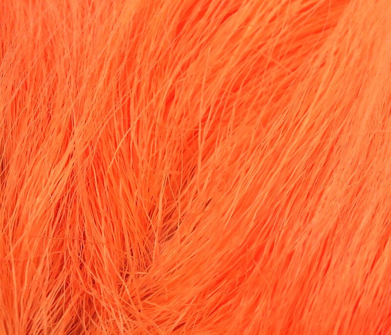 Deer Belly Hair Dyed over White Shrimp Pink
