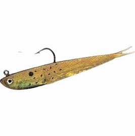 Tsunami Split Tail Minnow 4&quot; (1/2 oz) / Golden Bunker