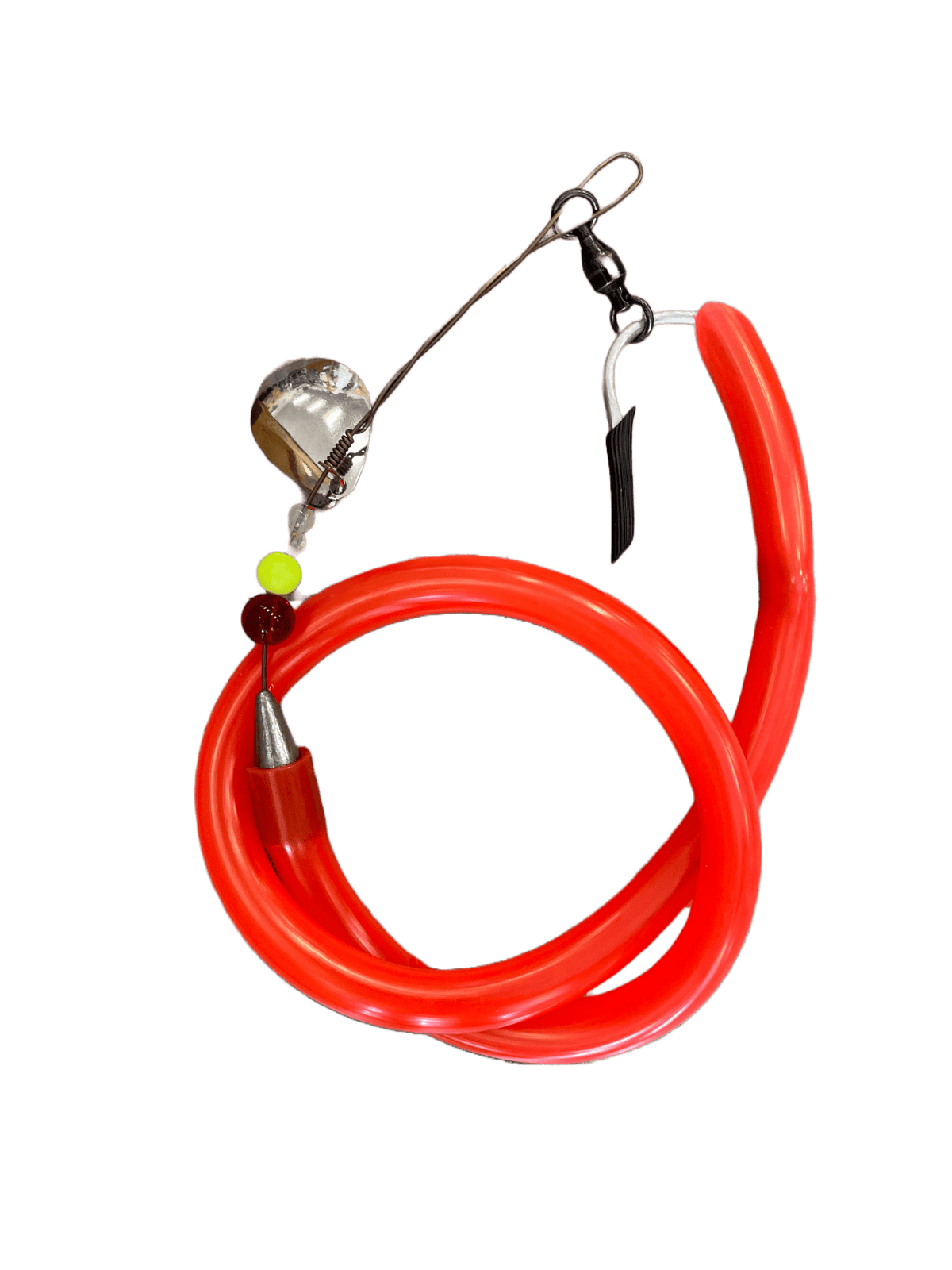 Butchie Built Trolling Tubes 24&quot; / Fluorescent Red