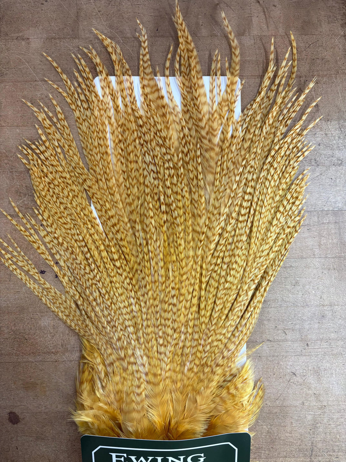 Ewing Saddle Hackle Honey Grizzly