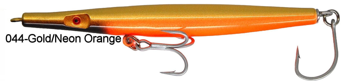 Super Strike Heavy Super &quot;N&quot; Fish Needlefish 2 3/8 oz / Gold/Neon Orange