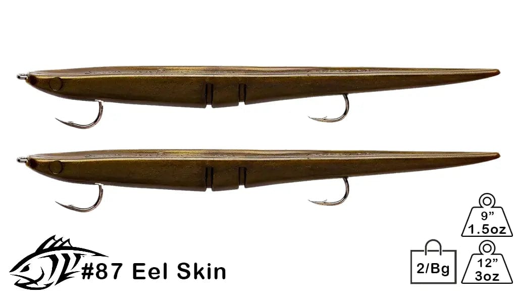 Rigged Slug-Go 9in / Eel Skin