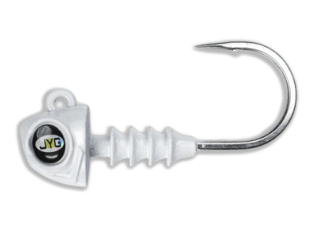 Jyg Pro 4 Inch Jigheads 1/4oz / White