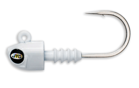 Jyg Pro 7 Inch Jigheads 1oz / White