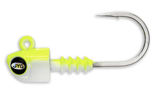 Jyg Pro 7 Inch Jigheads 1oz / Flamingo