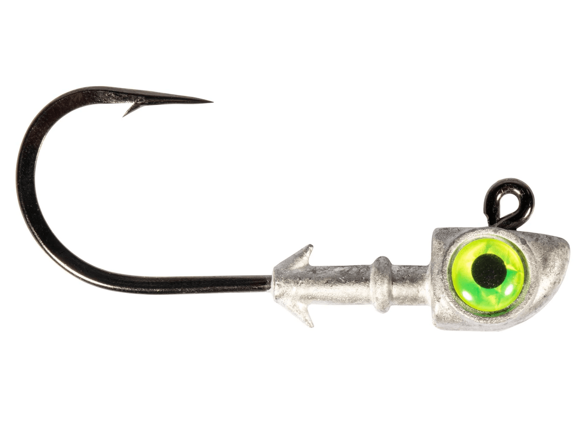 Z-Man DieZel Eye Jig Head Chartreuse / 3/8oz / 6/0