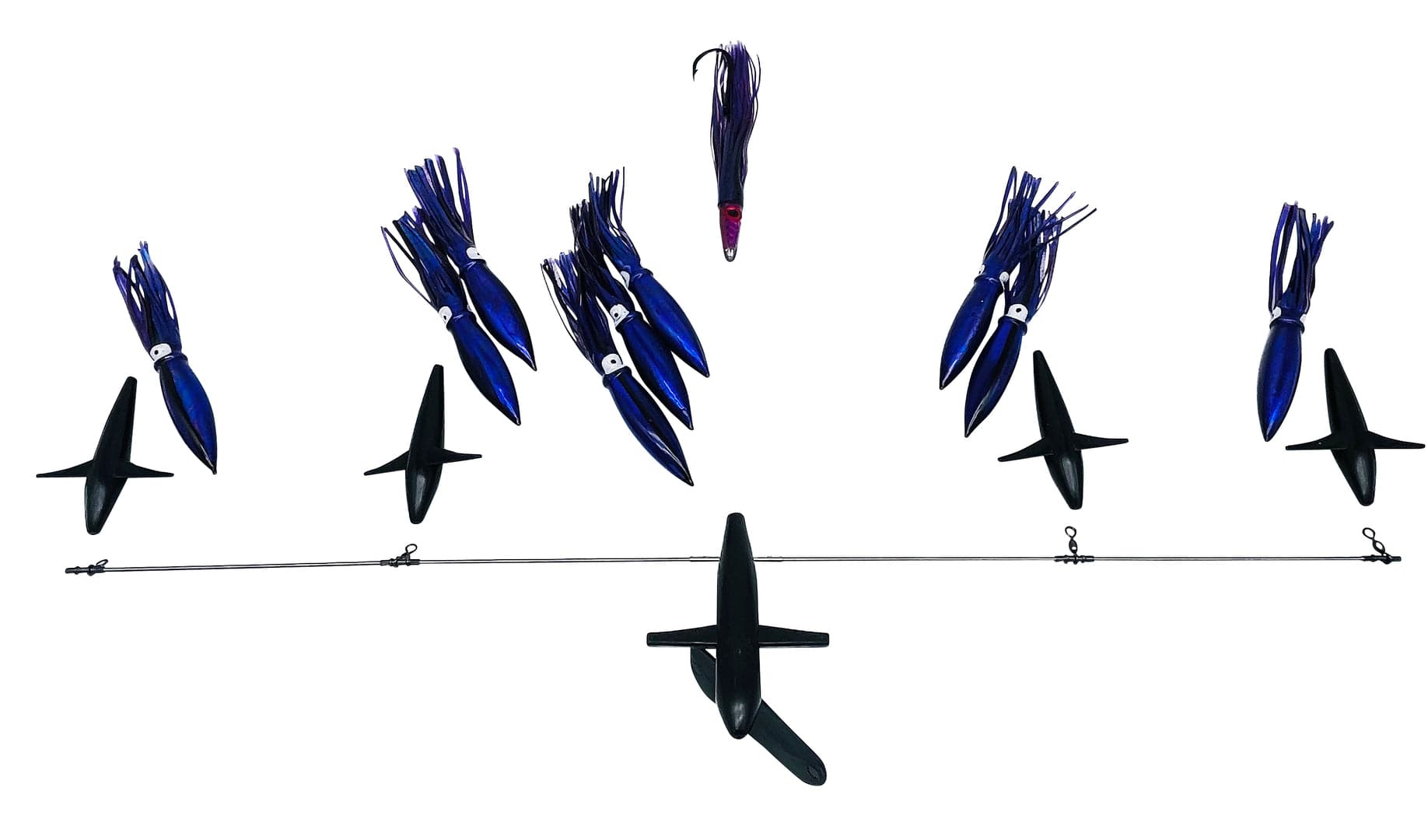 Chatter Lures 36" Side Tracker - 9" Floating Squid Zucchini