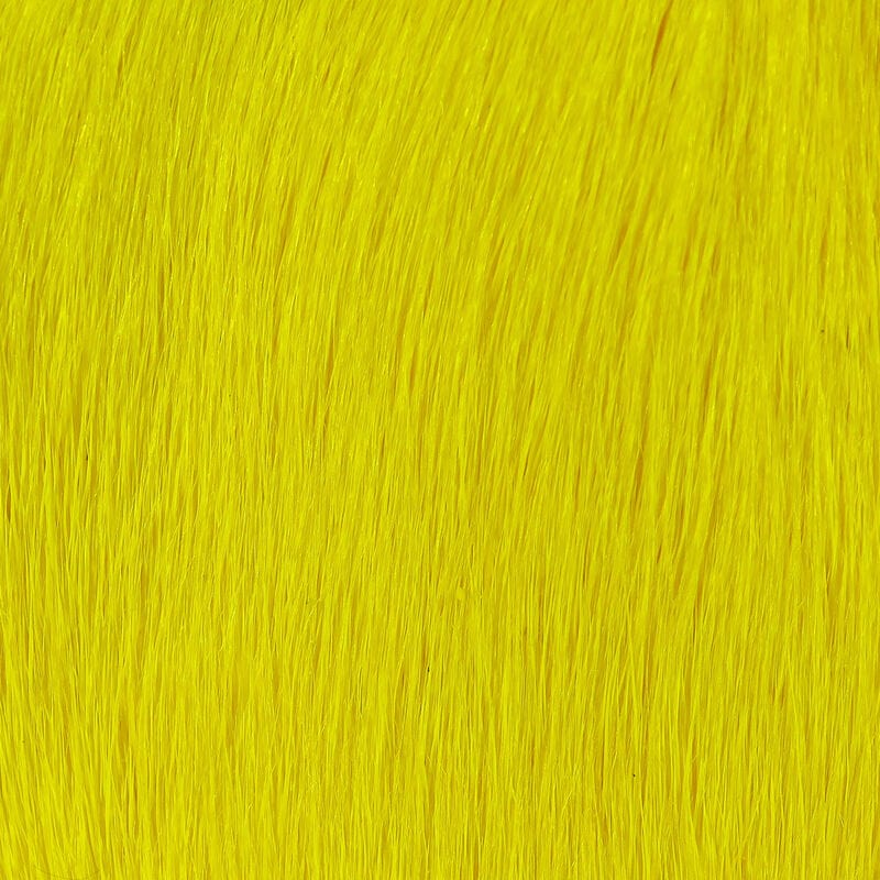 Deer Belly Hair Dyed over White Yellow