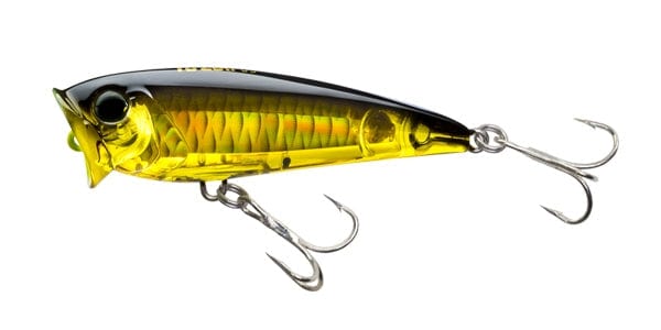 Yo-Zuri 3D Inshore Popper 3 1/2&quot; - 7/8oz / Black/Gold