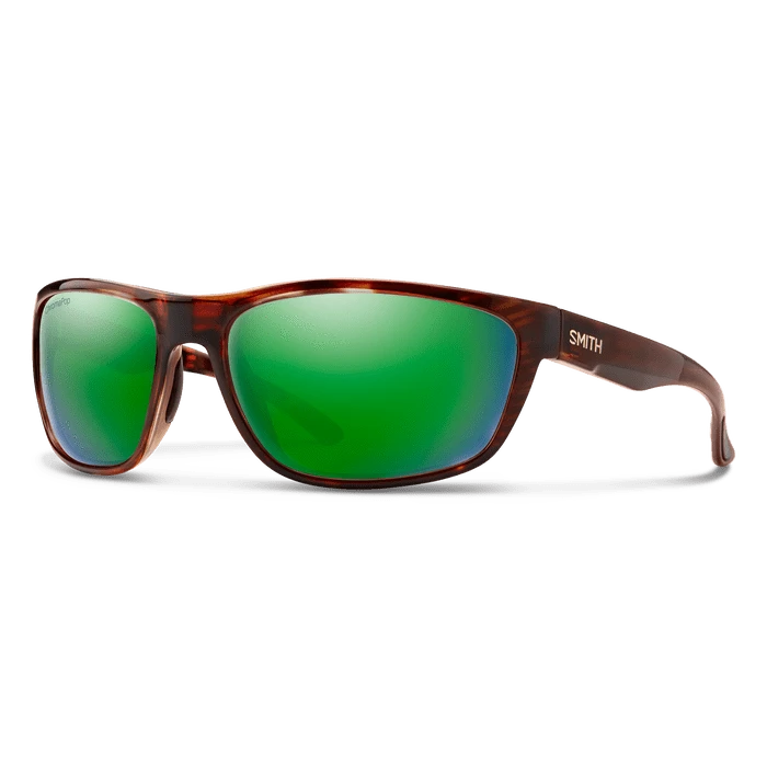 Smith Redding Sunglasses Tortoise + ChromaPop Glass Polarized Green Mirror Lens