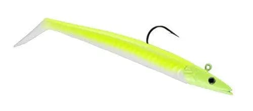 Savage Gear Soft Sandeel Lures 8&quot; - 5-1/3oz - SE-J200 / Chartreuse White