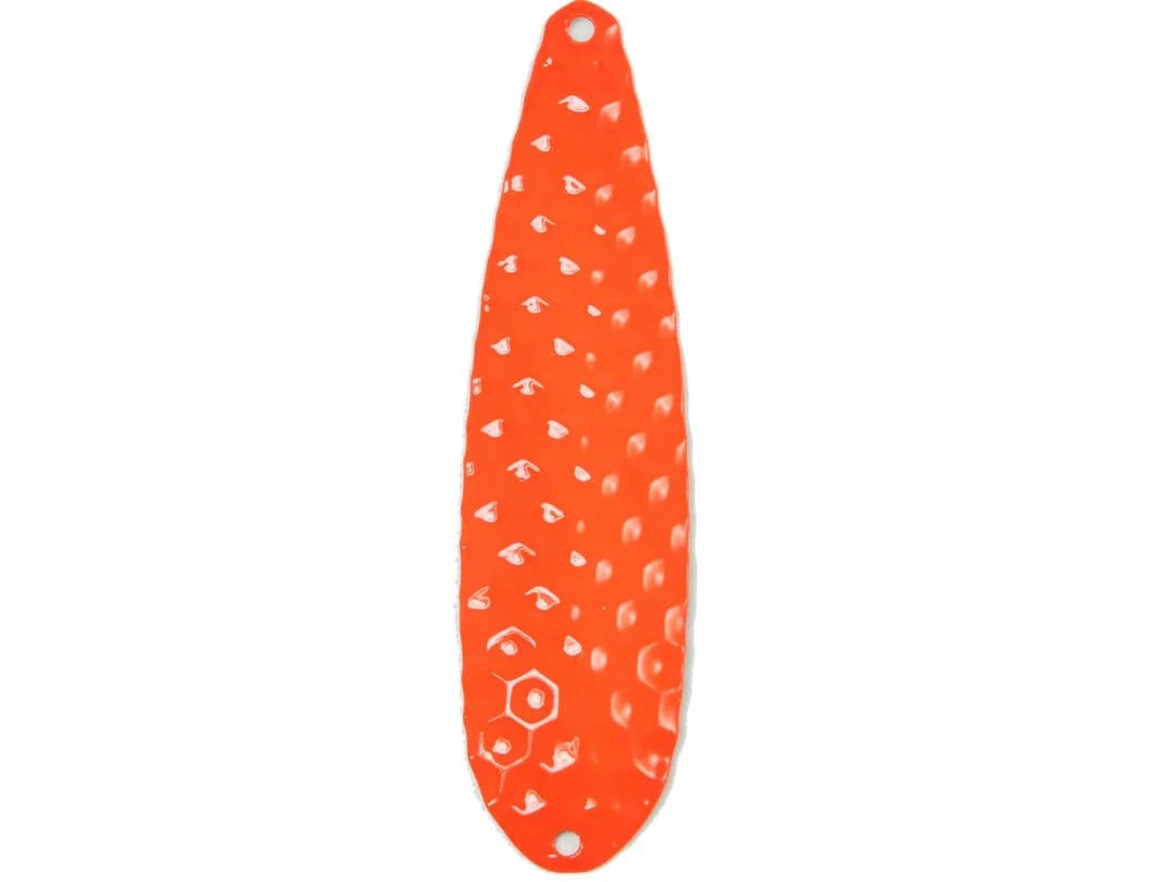 Jigging World Fluke Spoons Salmon Red