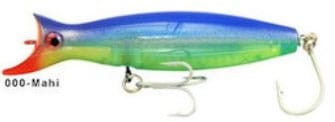 Super Strike Little Neck Swimmer Trans Blue / Neon Yellow