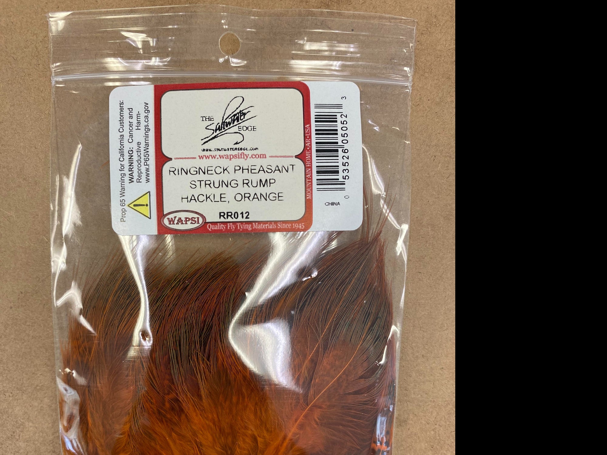 Ringneck Pheasant Strung Rump Hackle Purple