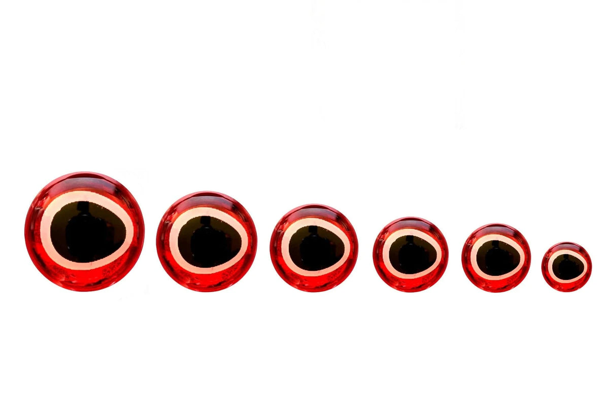 3-D Epoxy Baitfish Eyes Red / 4mm