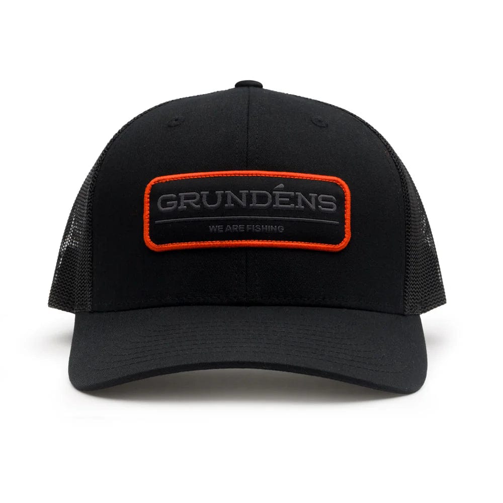 Grundens Always Fishing Trucker Hat We Are Fishing Trucker / Heather Grey / White