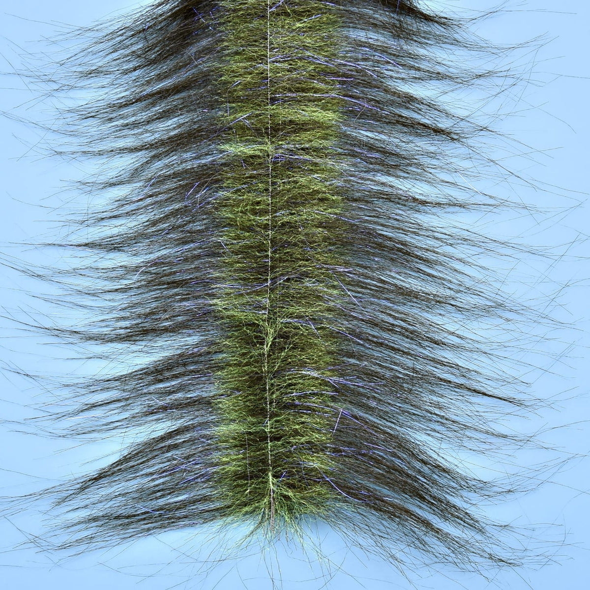 EP Craftfur Brush UV 3&quot; Dark Olive/ Chartreuse