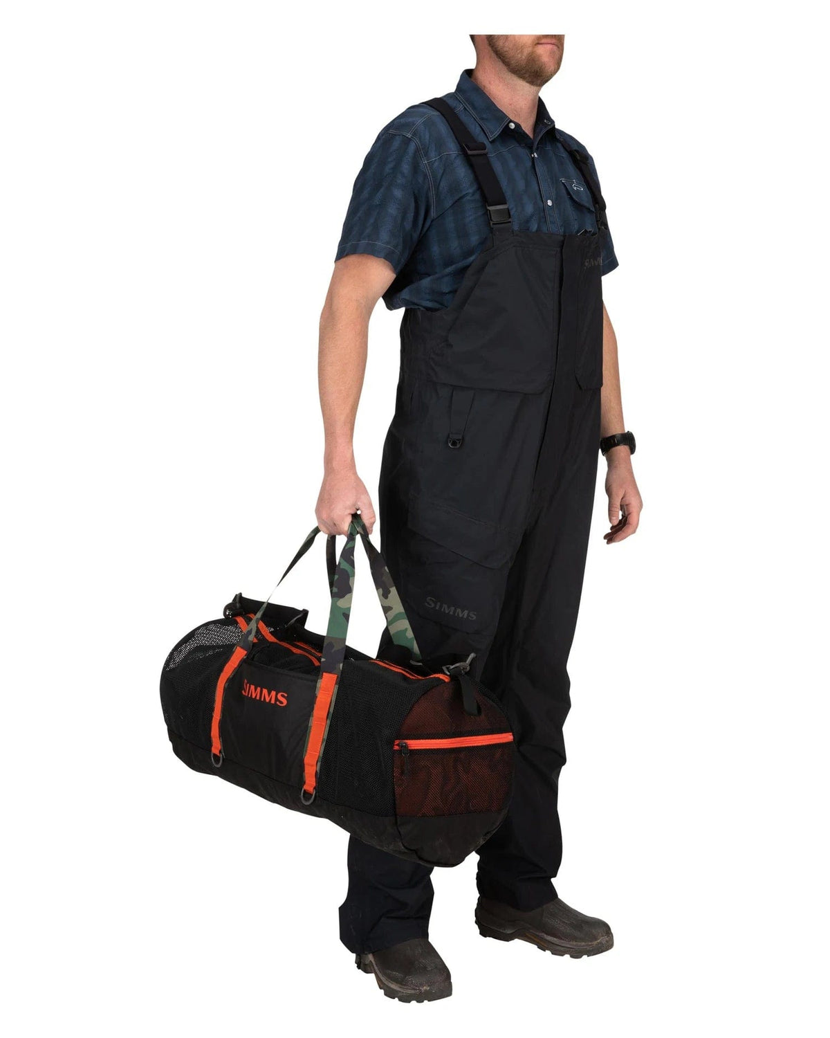 Simms Challenger Mesh Duffel - 60L Black