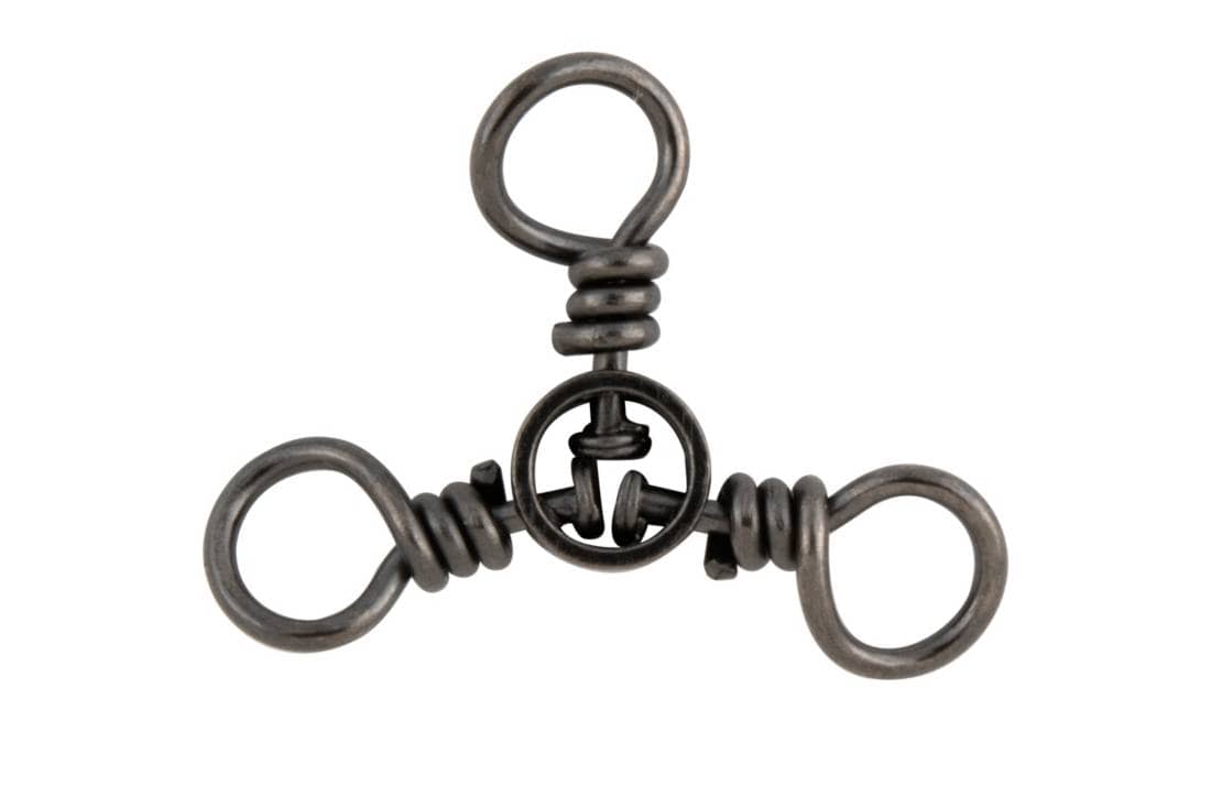 Tsunami Three Way Swivel (Black Stainless) 2/0 - 5pk