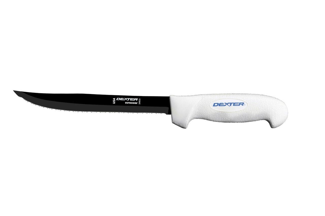 Dexter Russell SofGrip 8" Coated Tiger Edge Chunking Knife