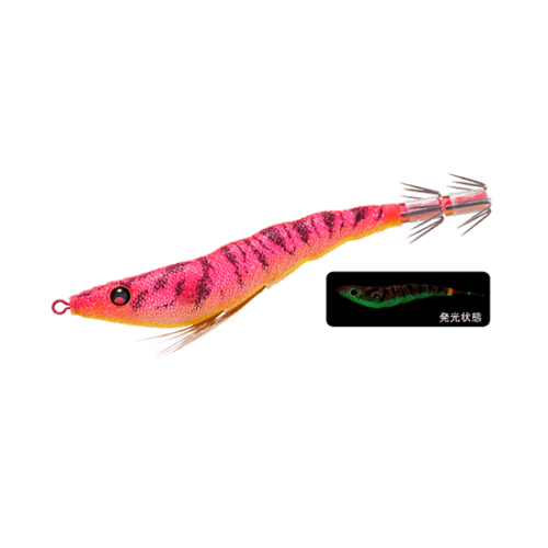 Yo-Zuri EZ-Slim Cloth Squid Jig Luminous Pink