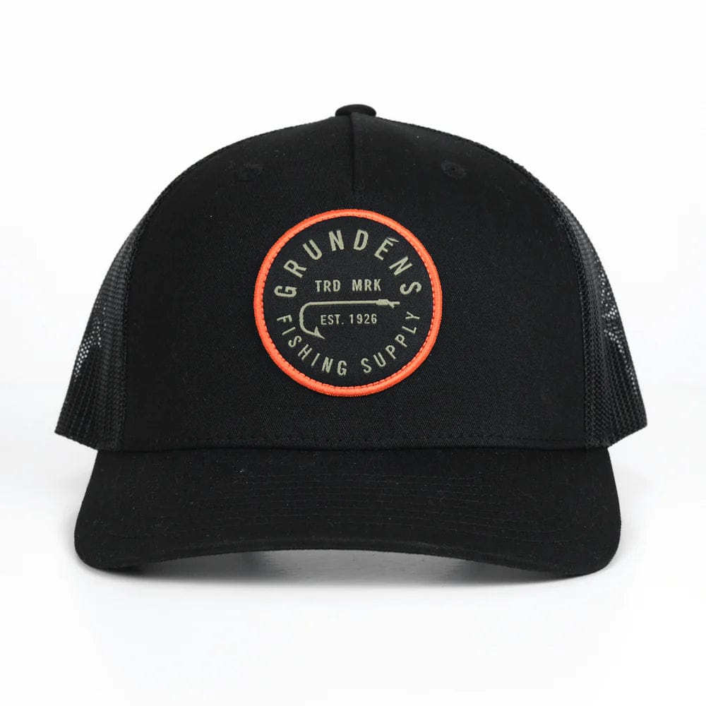 Grundens Always Fishing Trucker Hat Hook Trucker / Army Olive / Tan