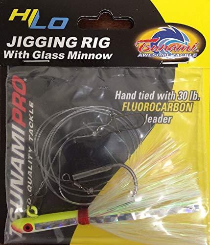 Tsunami Hi-Lo Rig with Glass Minnow Jig