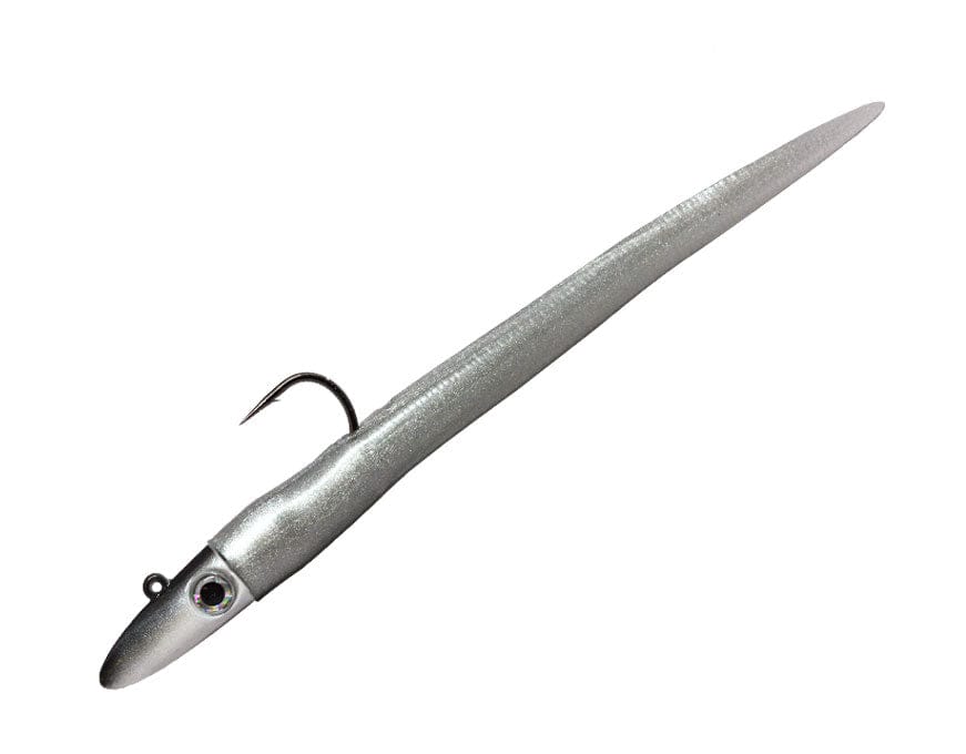 RonZ Original Series Rigged Soft Baits 6&quot; - 1oz / Silver Metallic