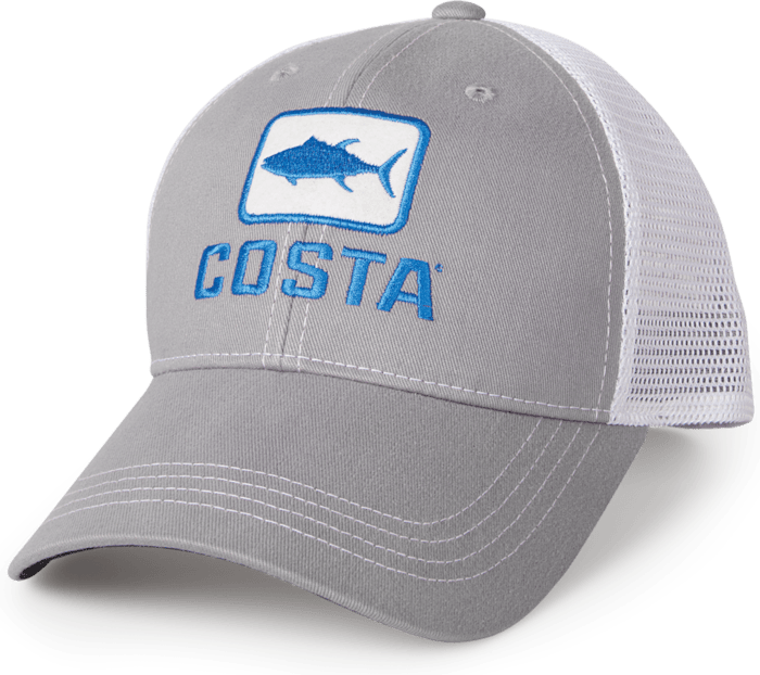 Costa del Mar Tuna Trucker Hat Gray Gray