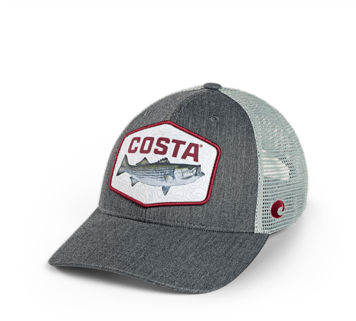 Costa del Mar Topo Striped Bass Trucker