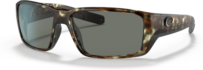 Costa Del Mar Fantail Pro Polarized Sunglasses (580G - Glass Lenses) Matte Black - Blue Mirror (06S9079 907901)