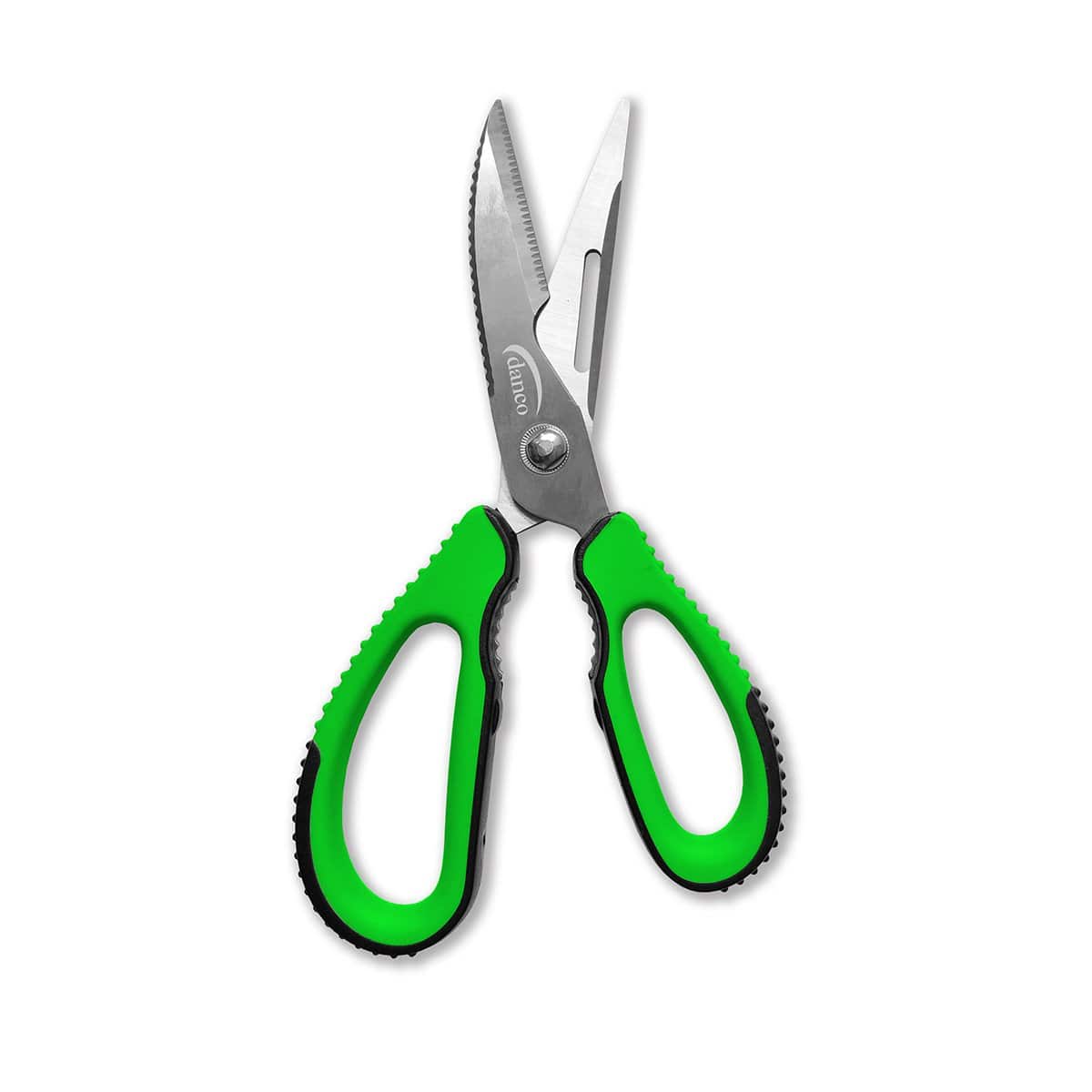 Danco 9" Stainless Steel Bait Shears Green