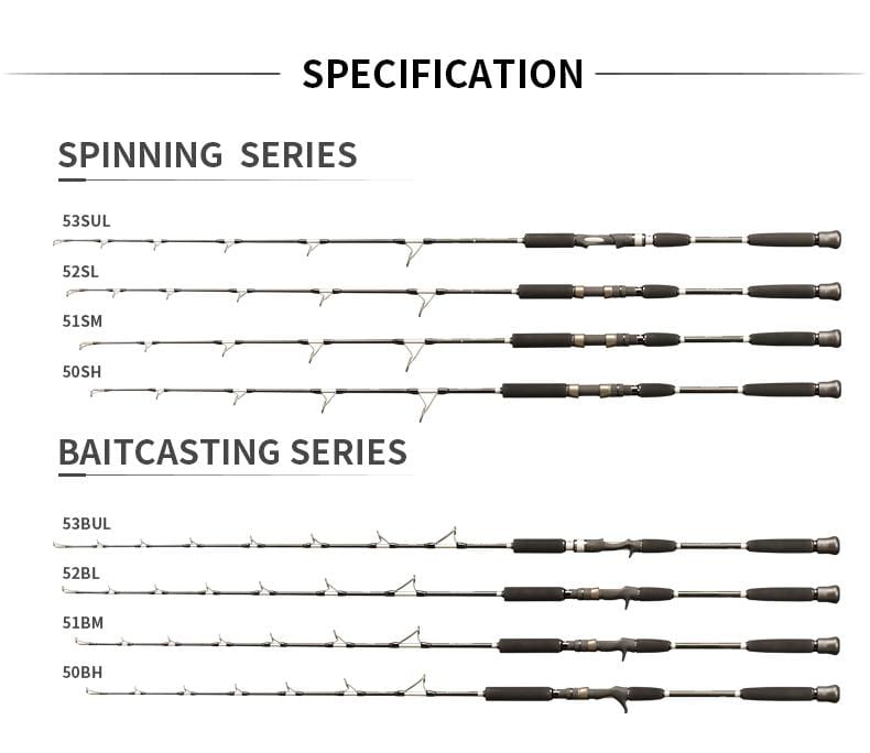 Centaur Combat Arm Series Jigging Rods