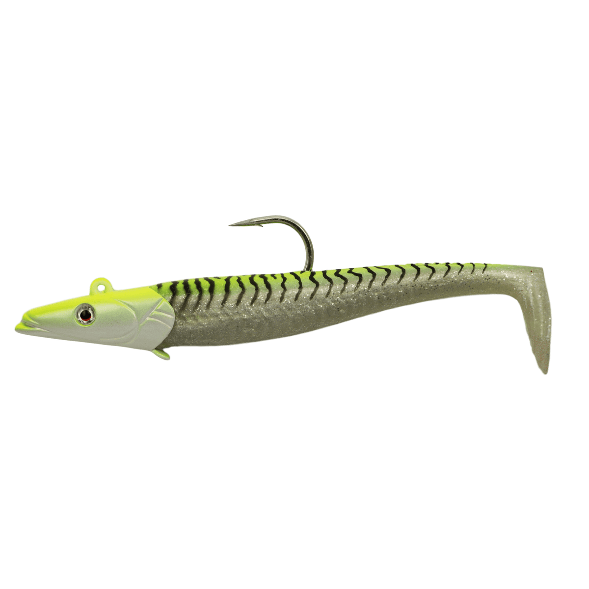 Savage Gear Soft Sandeel Lures 8&quot; - 5-1/3oz - SE-J200 / Chartreuse Mackerel