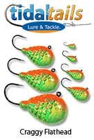 Tidal Tails &quot;Craggy&quot; Flathead Blackfish Jig&#39;z