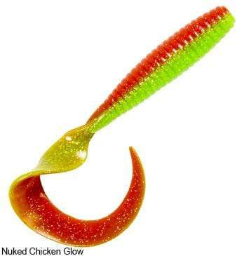 Z-Man DoormatadorZ Saltwater Grubs Nuked Chicken Glow / 6" - 3pk
