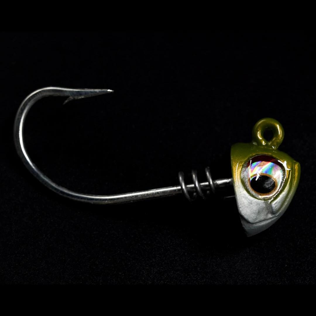 No Live Bait Needed (NLBN) Screwlock Jigheads for 5&quot; Bait (2 Pack)