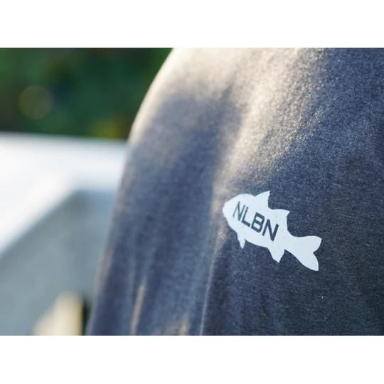 No Live Bait Needed (NLBN) Wavy Crest T-Shirt Charcoal Heather / Medium