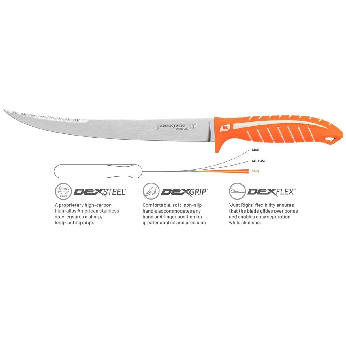 Dexter Dextreme Dual Edge Flexible Fillet Knife